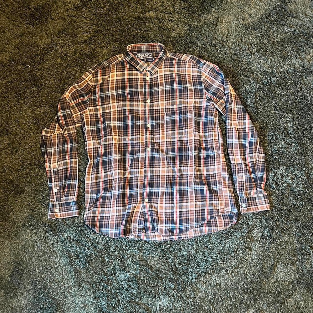 Dark Brown Button Up Flannel